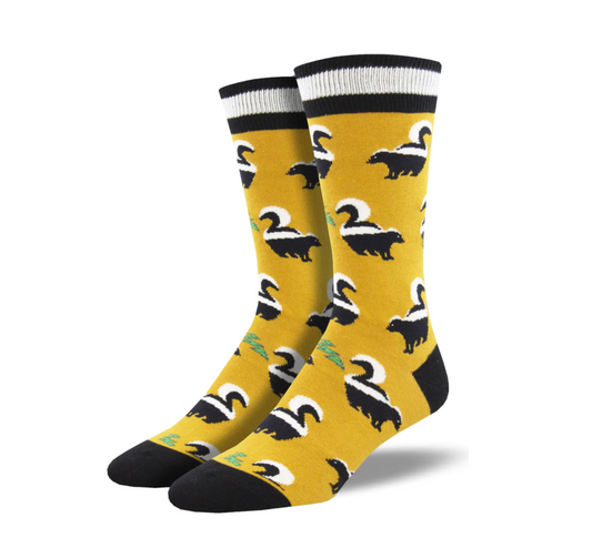 Socksmith Funky Skunky Socks - Yellow - WebsiteProductphotos-2022-08-16T160953.876